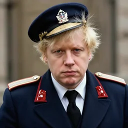 a portrait of a 1 9 8 0 s kgb agent looking like boris johnson