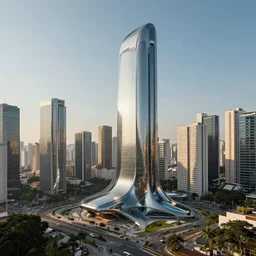 futuristic sao paulo, 4 k, art by terraform studio, art byryan woodhouse
