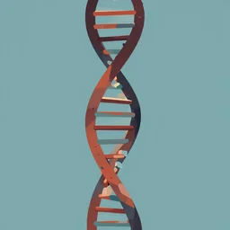 double helix! dna, a closeup simple vector pop surrealism, by ( leonardo da vinci ) and greg rutkowski