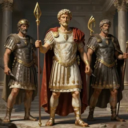 kingdom of Julius Caesar in his time, in good condition, roman historic works, hyper-detailed, artstation trending, world renowned artists, historic artworks society, antique renewel, good contrast, realistic color ,cgsociety, by greg rutkowski, Deviantart