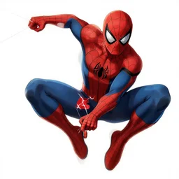 an illustration of Spider-Man shooting webs out of his wrists by Yoji Shinkawa, trending on artstation, 4k