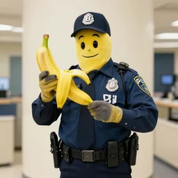 a fbi agent as a banana