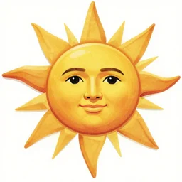 sonny bono as the sun with a face photo