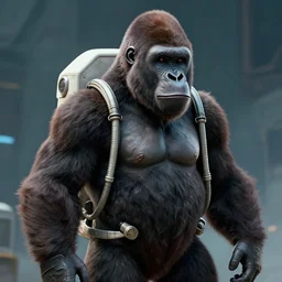 👨‍🚀🦍, digital Art, Greg rutkowski, Trending artstation,cinematographic