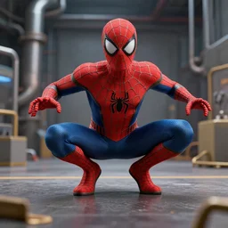 spiderman but its nobit by eddie murphy, golden ratio, cinematic, trending on artstation, deviantart and cgsociety, high resolution, industrial lighting, photorealistic, octane render, 8 k, depth of field, 3 d