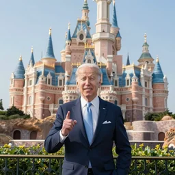 Joe Biden with the high ground against Russell from Disney’s up