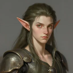 character concept portrait, elf digital painting, concept art, smooth, sharp focus, illustration, from Metal Gear, by Ruan Jia and Mandy Jurgens and William-Adolphe Bouguereau, Artgerm
