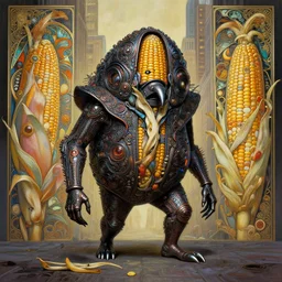 psychedelic anthropomorphic d 2 0 head in iridescent darkyiron mr bean stomping new york, intricate, elegant, highly detailed maize, wide angle, digital painting, artstation, concept art, sharp focus, illustration, art by artgerm, bob eggleton, stephen hickman, richard corben, wayne barlowe, greg rutkowski, alphonse mucha, 8 k