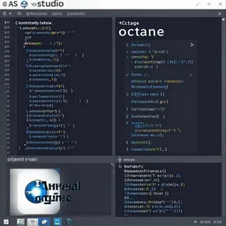 coding, vs studio, trending on artstation, octane, trending on devianart, unreal engine