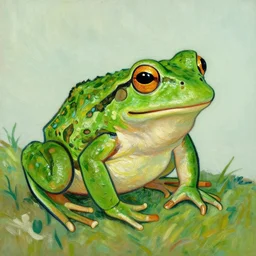 frog by Van Gogh