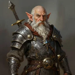 a beautiful portrait illustration of a fantasy rpg gnome warrior, portrait fantasy art, art by keith parkinson and greg rutkowski and tim hildebrandt