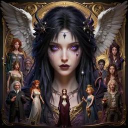 highly detailed vfx portrait of a beautiful necromancer girl, angels, wonderful eyes, three - dimensional rendering, unreal engine, alexey gurylev, greg rutkowski, loish, rads, beeple, makoto shinkai and lois van baerle, rossdraws, tom bagshaw, alphonse mucha, global lighting, detailed and complex environment