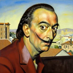 tbilisi painted by salvador dali
