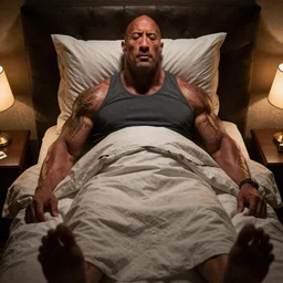 dwayne johnson as the monster under the bed