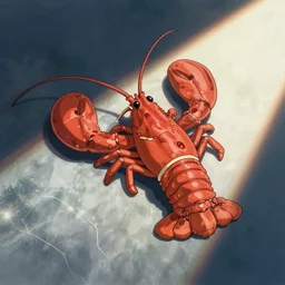 Gorgeous wallpaper from Studio Ghibli’s “My friend the Red Lobster”