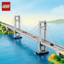 sunshine skyway bridge made of lego