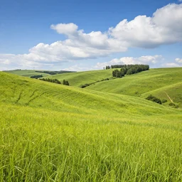 a summer landscape, hdr