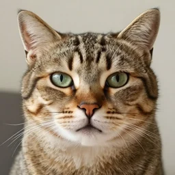 photo of a visibly stupid cat