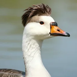 portrait of humanoid goose ryan gosling a beak, natural light, sharp, detailed face, magazine, press, photo, steve mccurry, david lazar, canon, nikon, focus