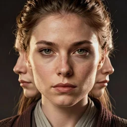 female jedi, beautiful, detailed symmetrical close up portrait, intricate complexity, in the style of artgerm and ilya kuvshinov, magic the gathering, star wars art