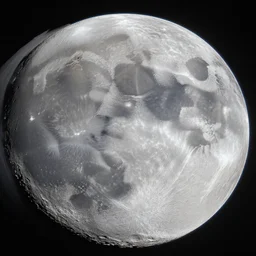 award winning photograph of the surface of the Moon and Earth