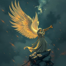 album cover of angel trumpeter by akihiko yoshida