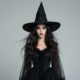 portrait of zaha hadid as a beautiful witch