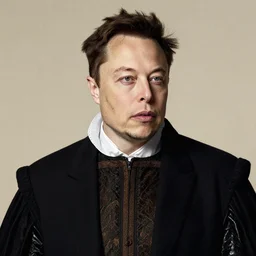 a renaissance portrait of elon musk with the plague