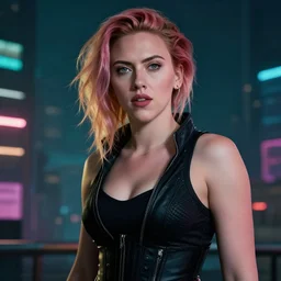 Cyberpunk Scarlett Johansson