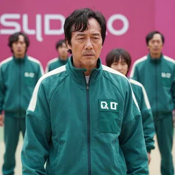 4 k still from squid game, starring bryan cranston