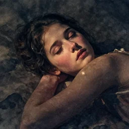 feel me in your dreams, watercolor, dramatic lighting, cinematic, establishing shot, extremely high detail, photorealistic, cinematic lighting