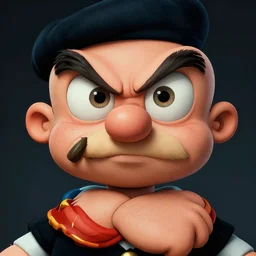 a masterpiece portrait of popeye with huge biceps. very detailed eyes. intricate, elegant, highly detailed. trending on artstation, digital art, by stanley artgerm lau, wlop, rossdraws, james jean, andrei riabovitchev, marc simonetti, yoshitaka amano