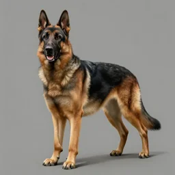 east - european shepard dog, portrait, highly detailed, full body, digital painting, trending on artstation, concept art, sharp focus, illustration, art by artgerm and greg rutkowski and magali villeneuve