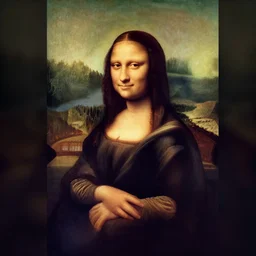 Mona Lisa in the style of Ukiyo-e