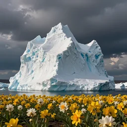 Muhammed Ali flowers iceberg