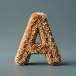 humanoid shaped letter a