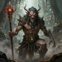 An angry elemental god