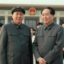 film still of mao zedong and regina george in the new mean girls movie, 4 k
