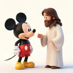 mickey meeting jesus