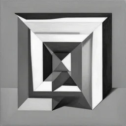 a simple painting by Android Jones and M. C. Escher collaboration
