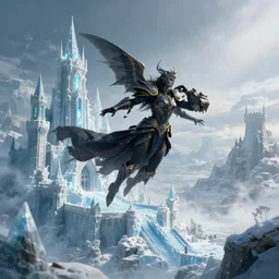 Sindragosa, flying above icecrown citadel