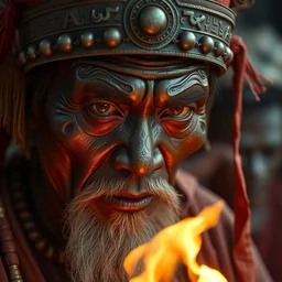 tak the power of juju, detailed facial expression, cinema still