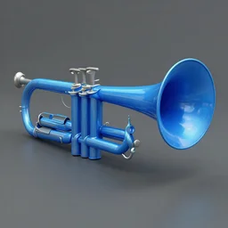 blue trumpet, braque