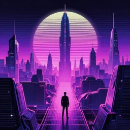 xen world from half life, retrowave epic art, trending on art station