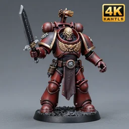 8 0 mm resin detailed miniature of a warhammer 4 0 k sauron, product introduction photos, 4 k, full body,