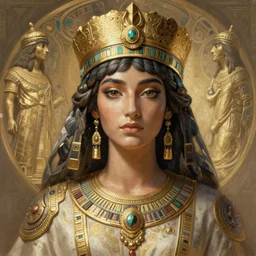 a portrait of a  anthropomorphic an ancient mesopotamia warrior goddess,  D&D, fantasy, intricate, highly detailed, digital painting, artstation, concept art, smooth, sharp focus, illustration, art by caravaggio and artgerm and greg rutkowski and alphonse mucha