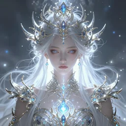 fantasy portrait by greg rutkowski and huifeng huang, astral, otherworldly, high key lighting, volumetric light, digital art, detailed, intricate, ornate