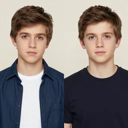 boy, man, look alike