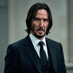 portrait of john wick, cinematic photography, 8k,