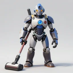 a humanoid figure vacuum monster, highly detailed, digital art, sharp focus, trending on art station, anime art style